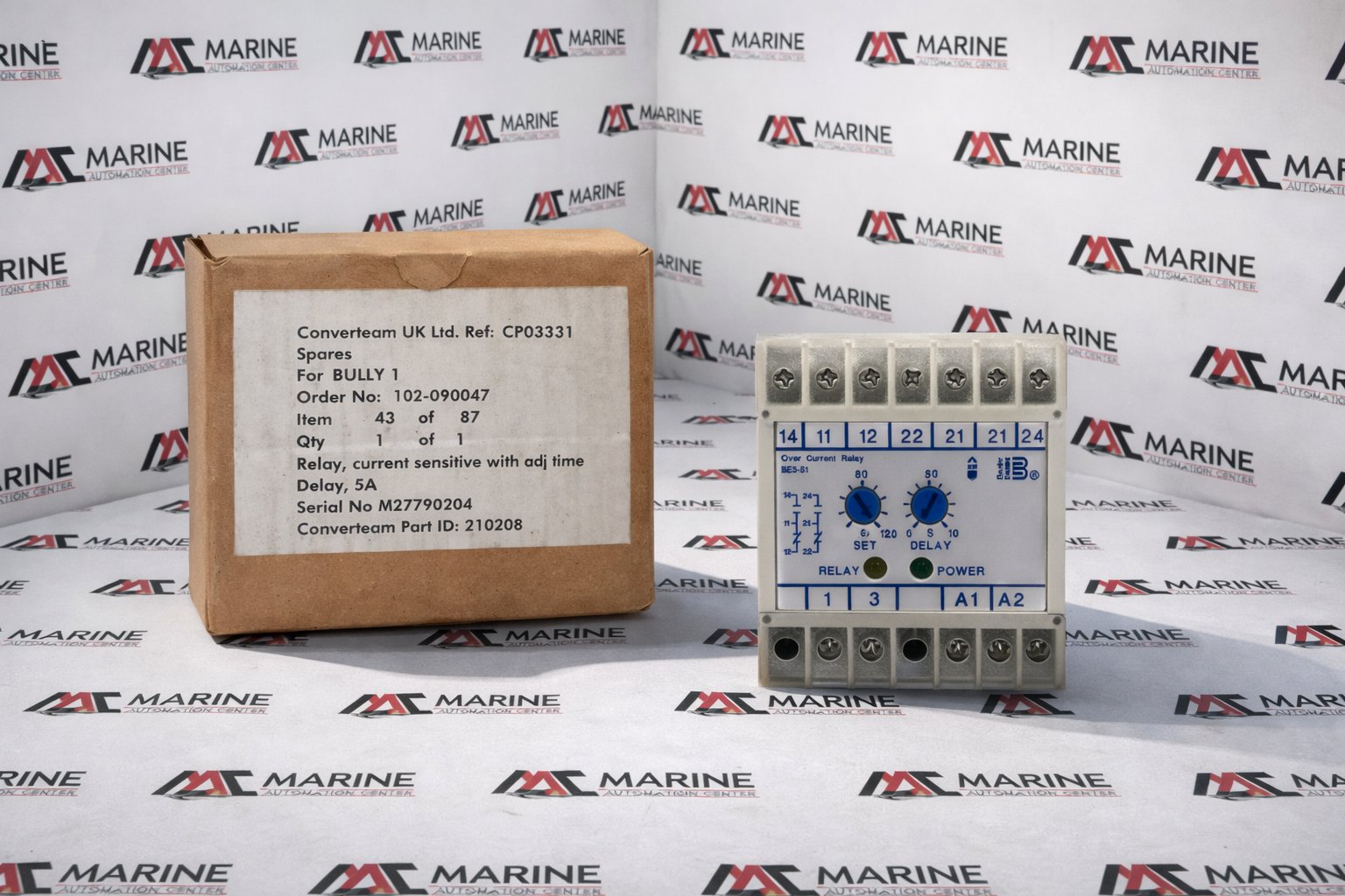 Basler Electric BE3-51-1E1A1 Overcurrent Relay 9320000100 thumbnail