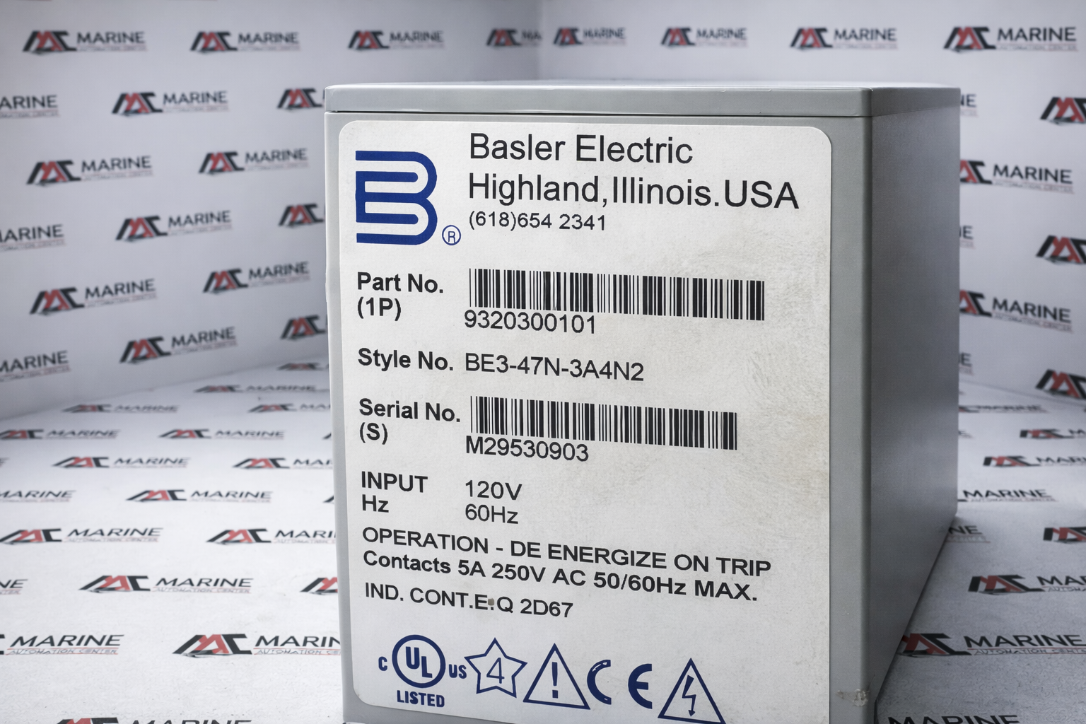 Basler Electric Be3-47n-3a4n2 Phase Balance Relay thumbnail