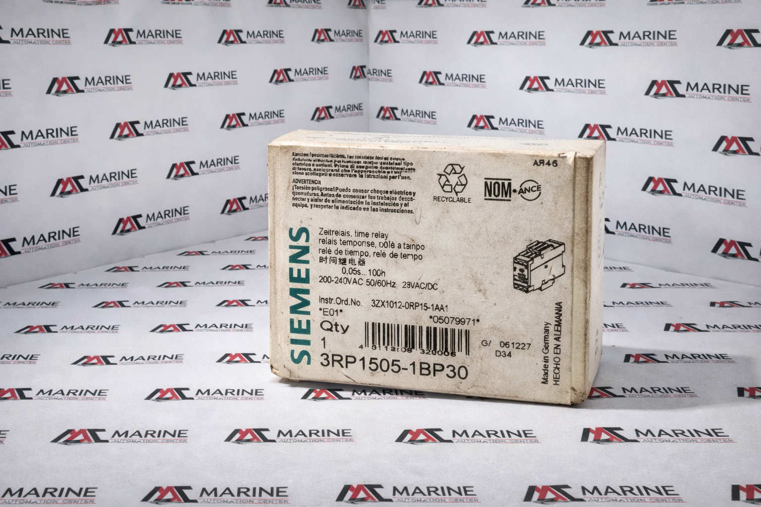 Siemens 3rp1505-1bw30 Time Relay thumbnail