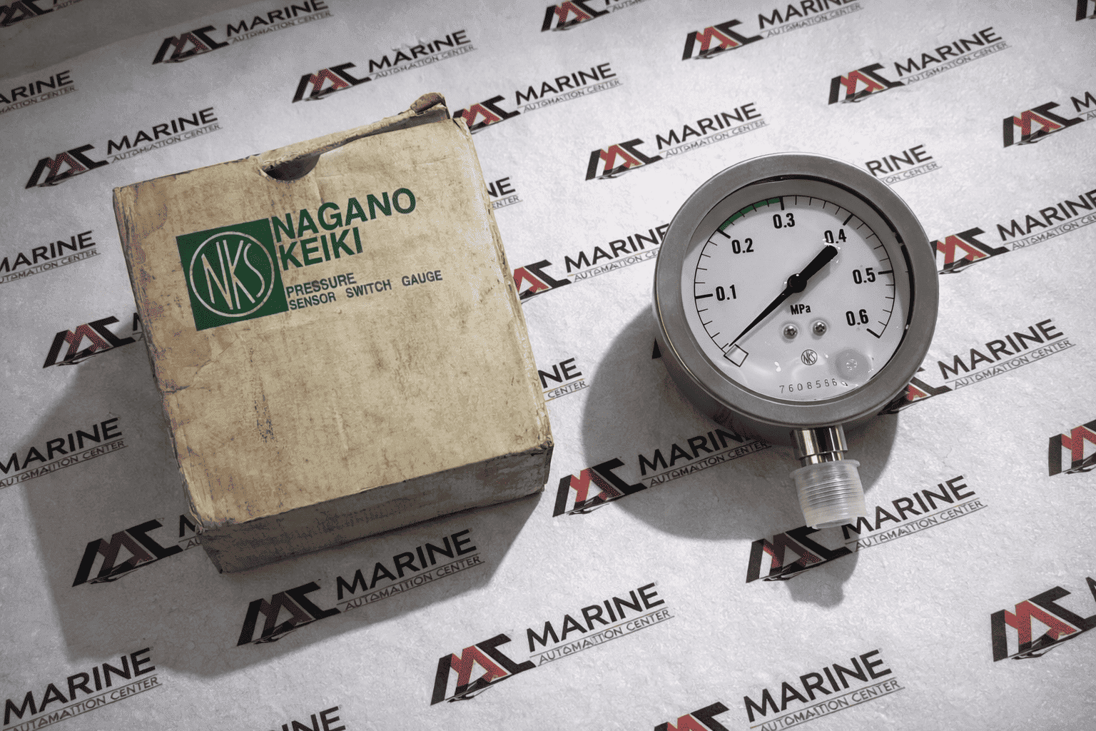 Nagano Keiki Gv51-133 Pressure Sensor Switch Gauge 0.6mpa thumbnail