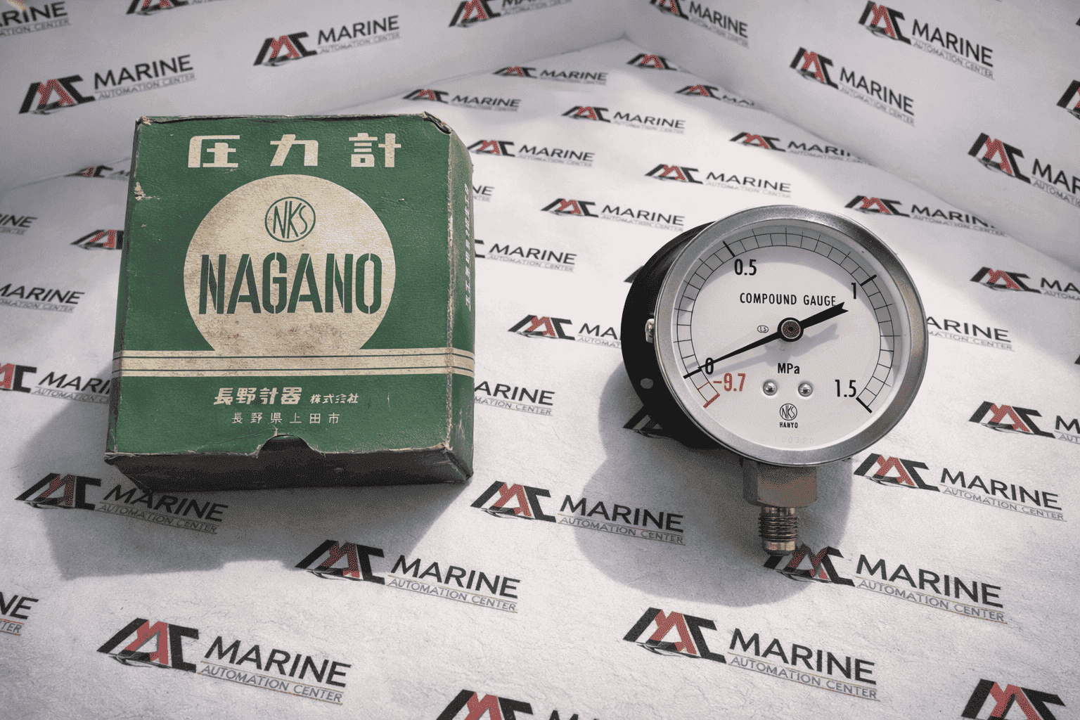 Nagano Bt 1/16 75 X 1.5mpa Compound Gauge thumbnail