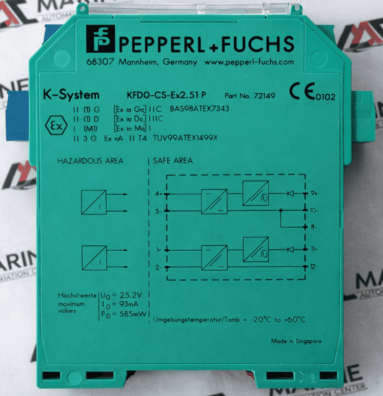 Pepperl+Fuchs kfdo-cs-ex2.51p Current Driver 72149 thumbnail