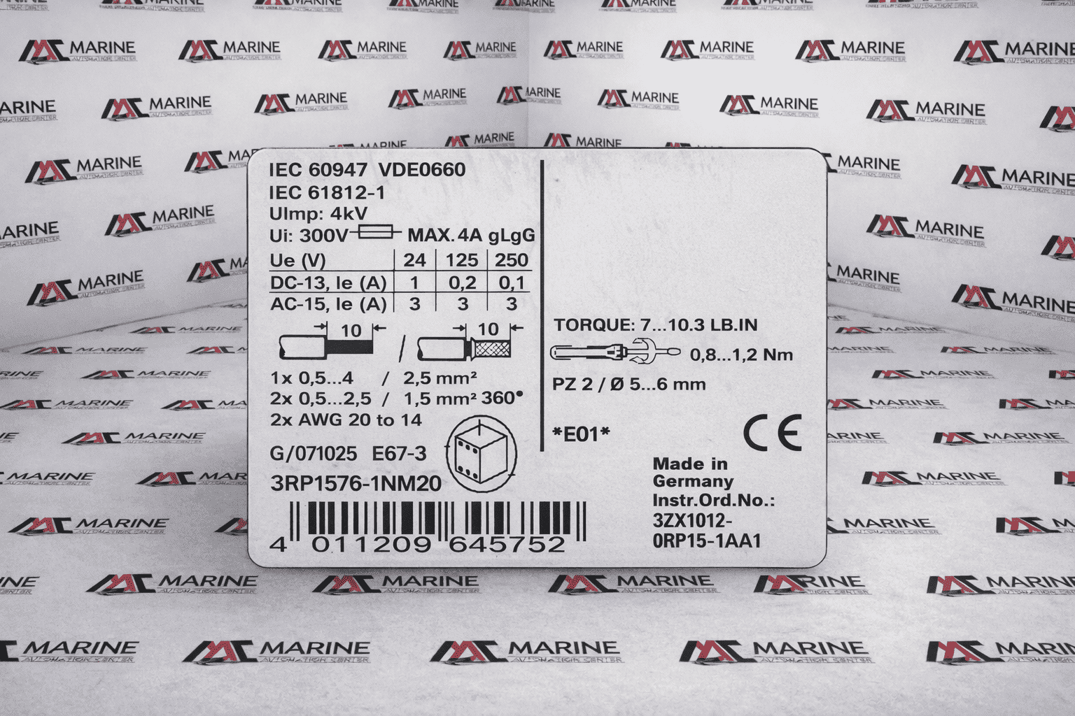 Siemens 3rp1576-1nm20 Star/Delta Timer thumbnail