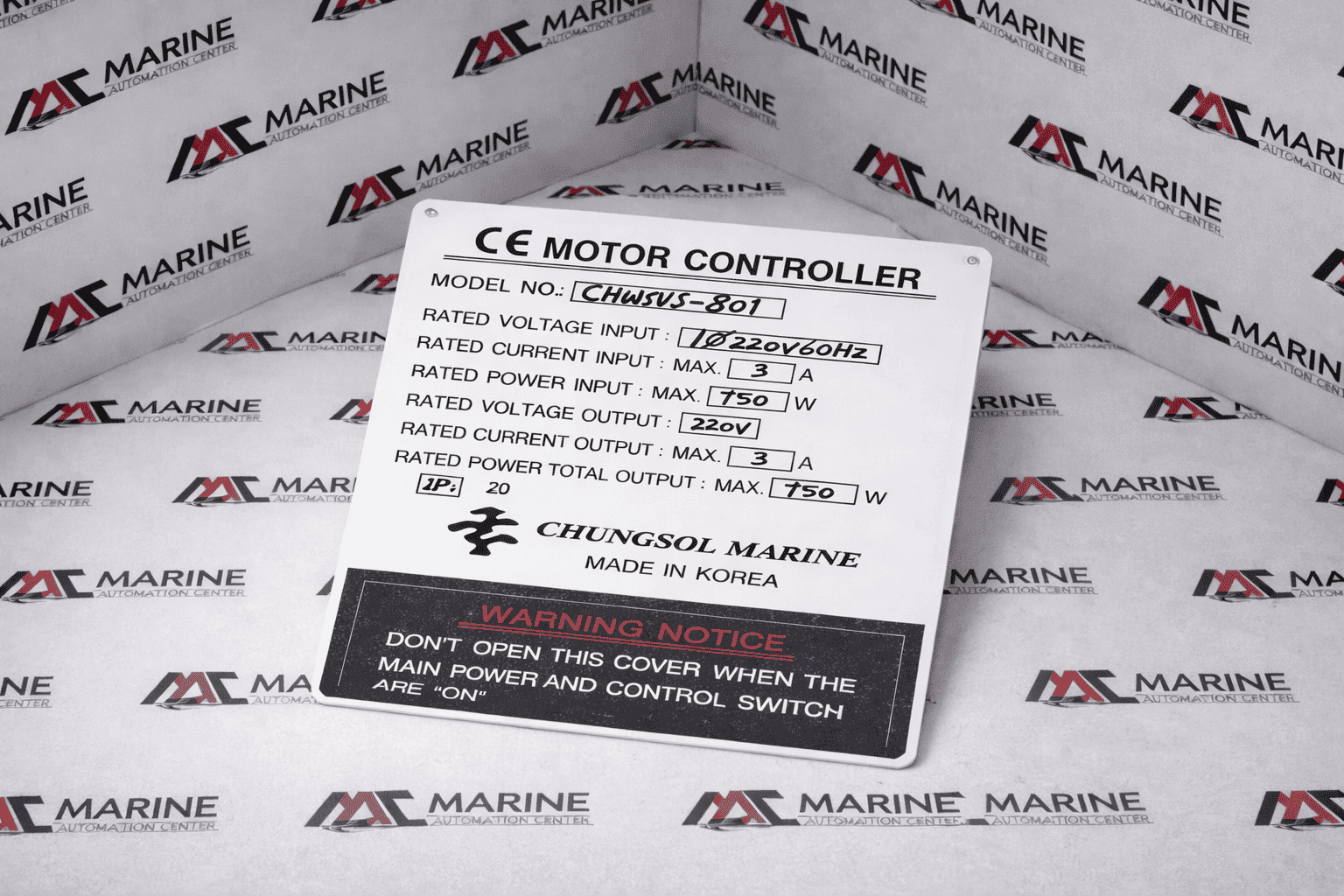 Chungsol Marine Chwsvs-801 Wiper Motor Controller thumbnail