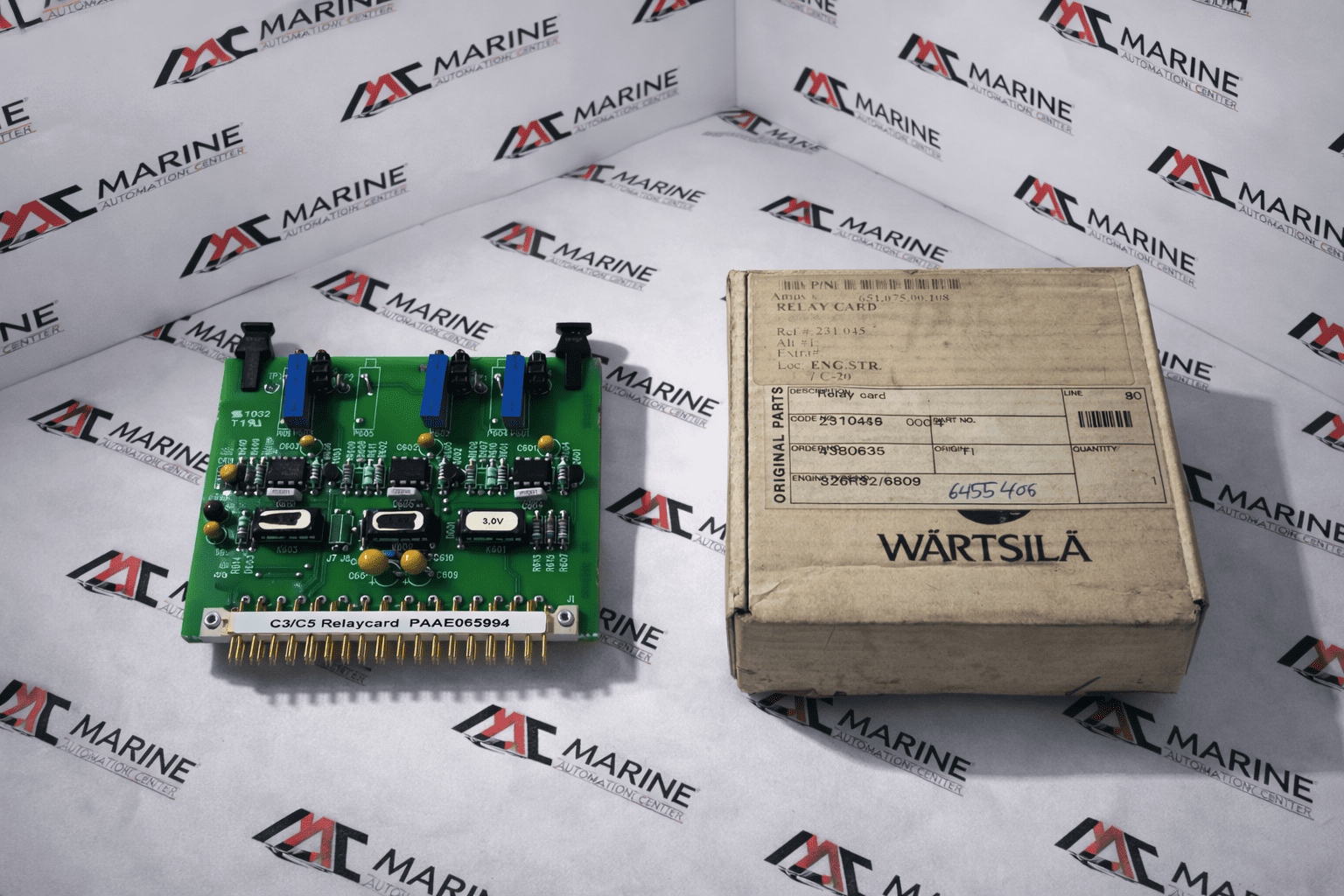 Wartsila Paae 065994 C3/c5 Relay Card PCB 326r32/6809 thumbnail