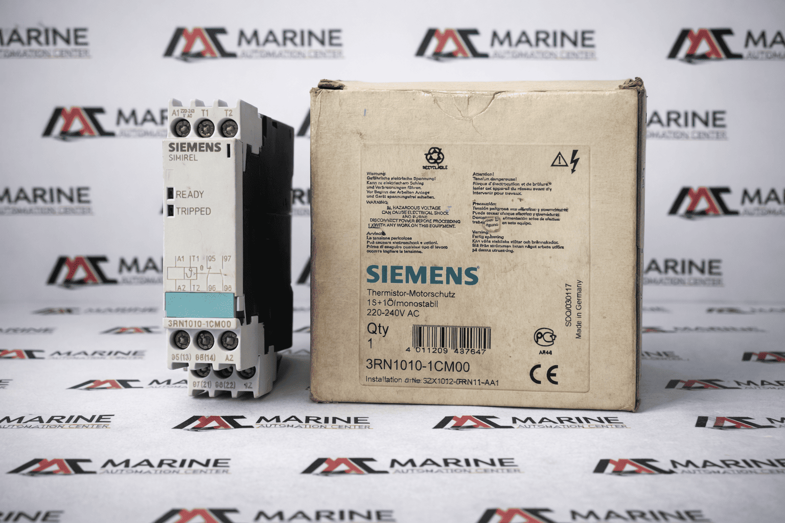 Siemens 3rn1010-1cm00 Motor Protection Relay thumbnail