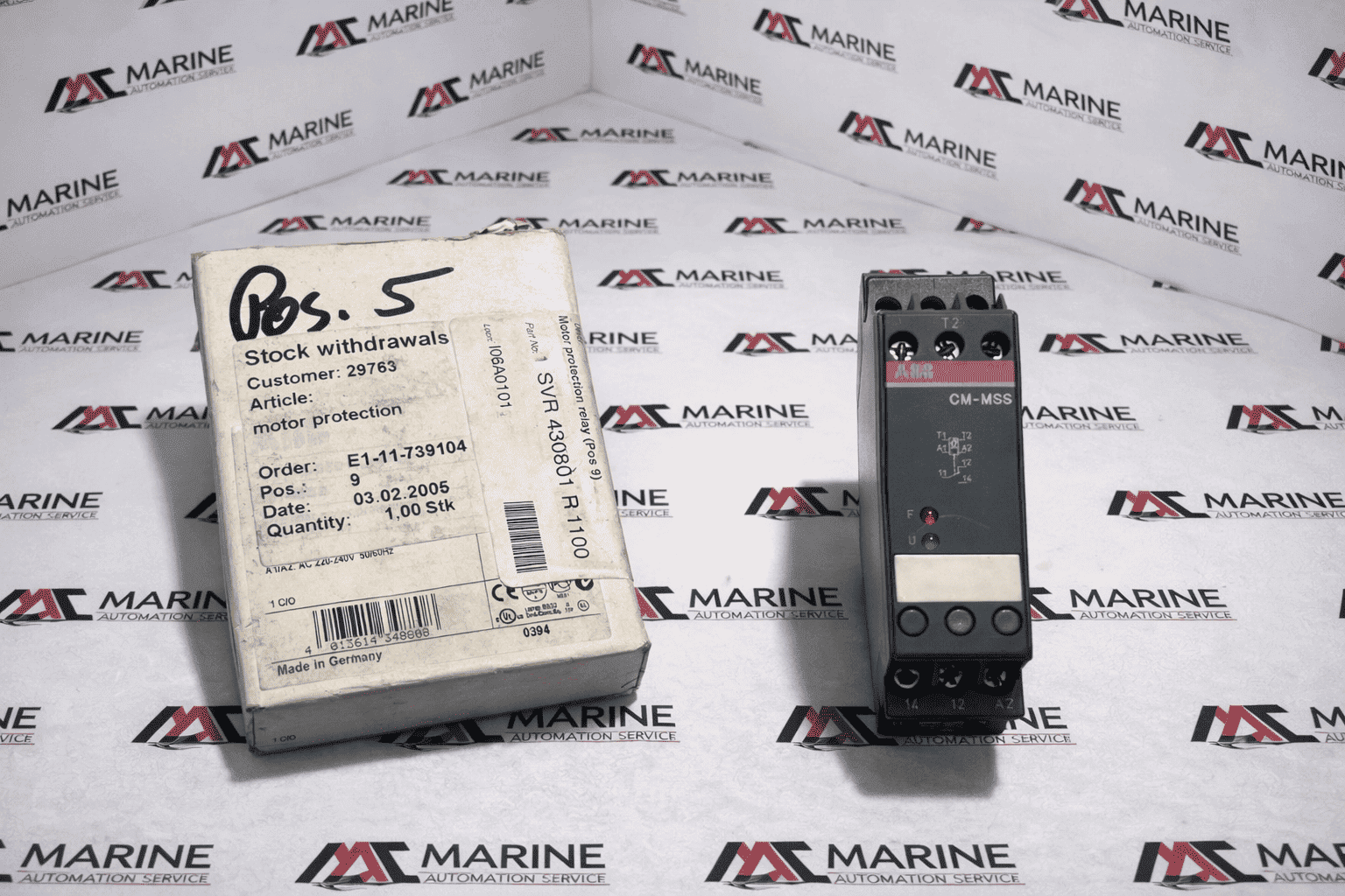 Abb Cm-Mss Thermistor Motor Protection Monitoring Relay 1svr430801r1100 thumbnail