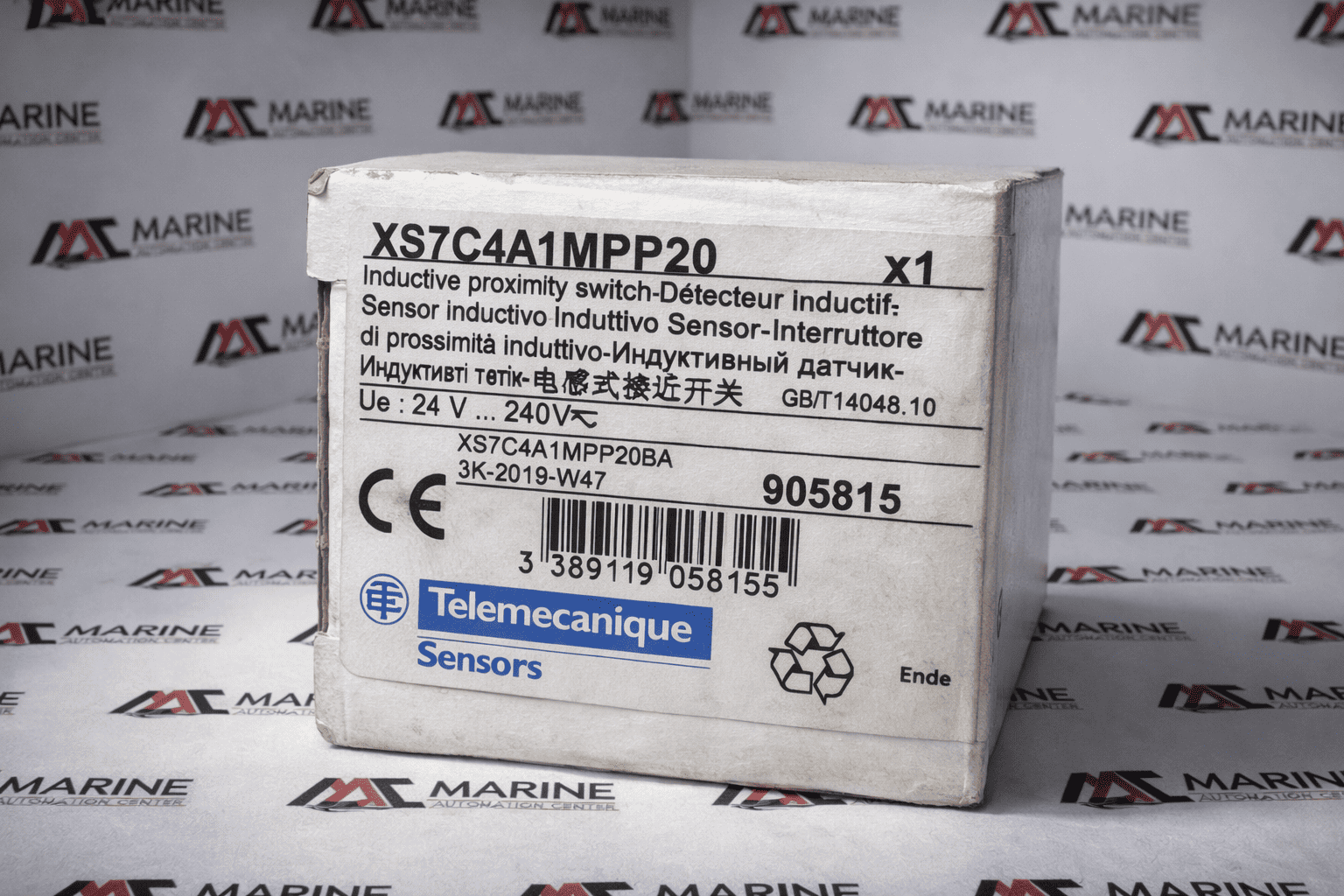 Telemecanique XS7C4A1MPP20 Inductive Proximity Sensor thumbnail