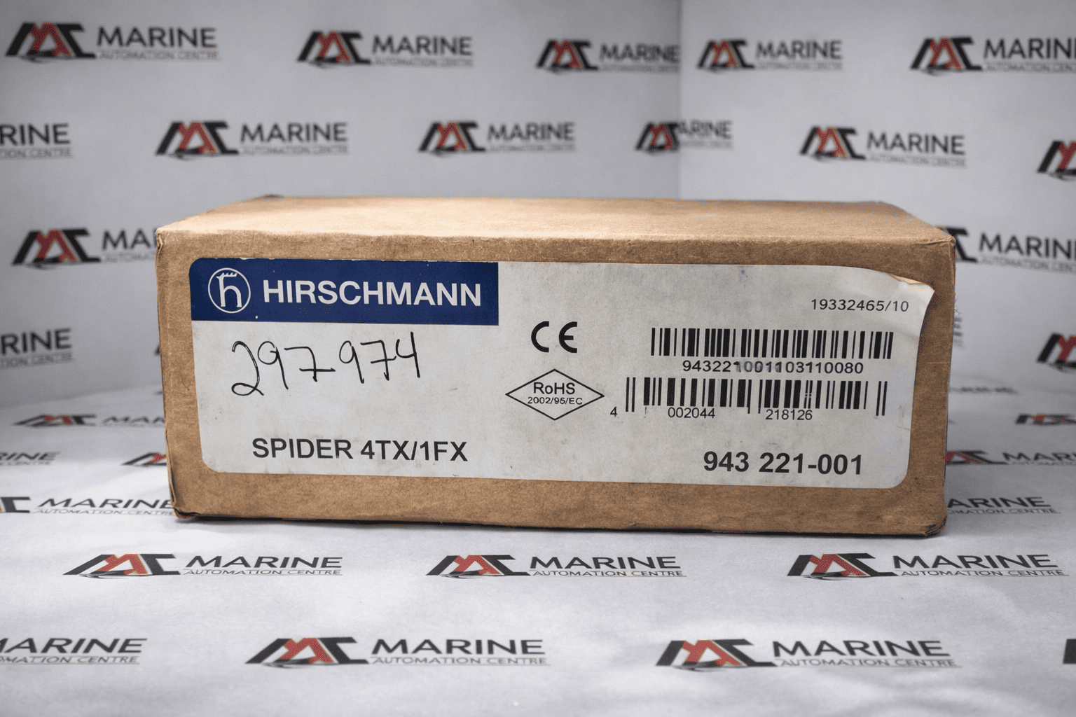 Hirschmann Spider 4tx/1fx Rail Switch 943221-001