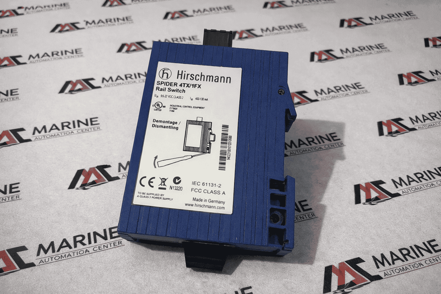 Hirschmann Spider 4tx/1fx Rail Switch 943221-001 thumbnail