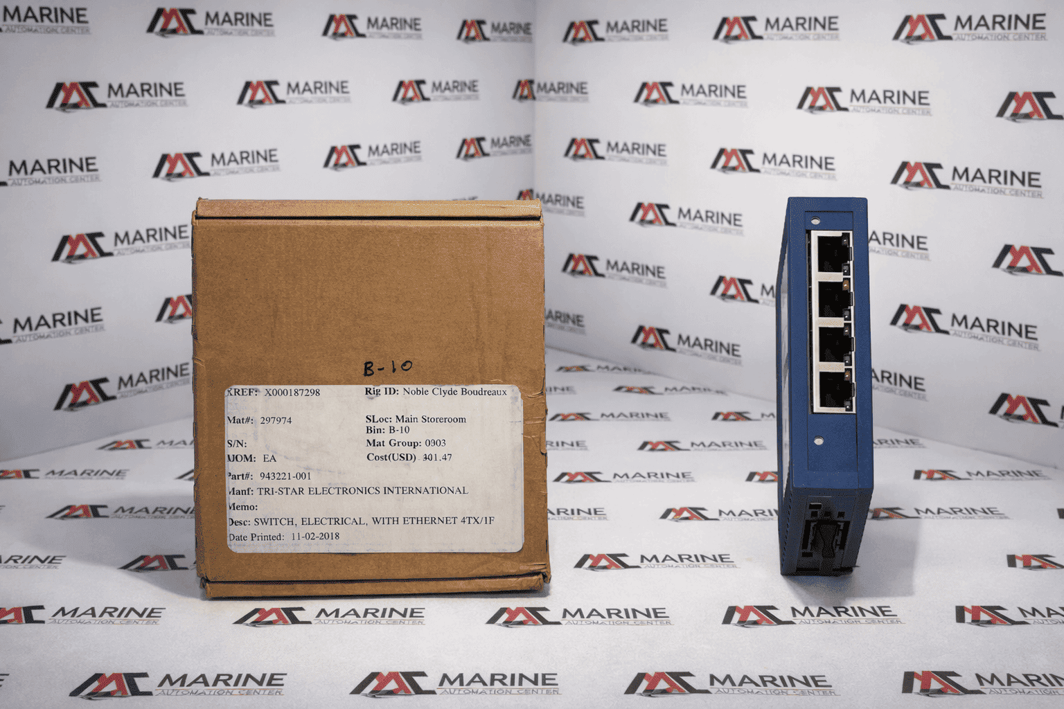 Hirschmann Spider 4tx/1fx Rail Switch 943221-001 thumbnail