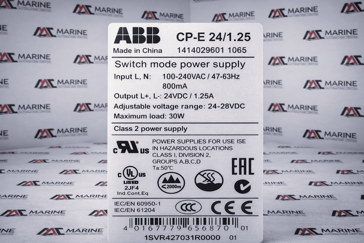 ABB Cp-e 24/1.25 Switch Mode Power Supply thumbnail