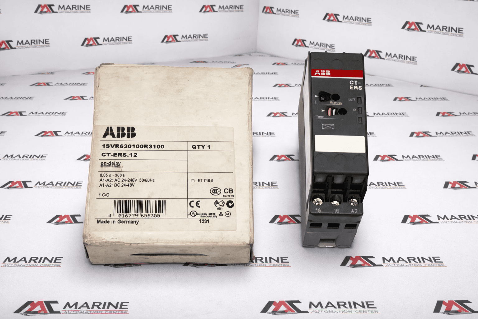 ABB CT-ERS.12 ON-DELAY TIME RELAY 1SVR630100R3100 thumbnail