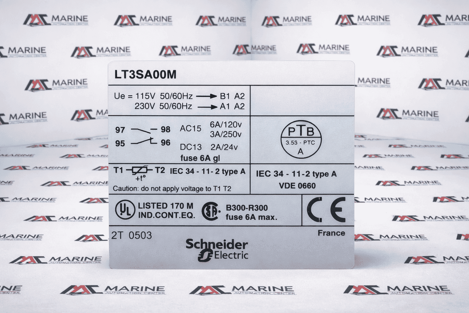 Telemecanique  LT3SA00MW PTC Probe Relay thumbnail