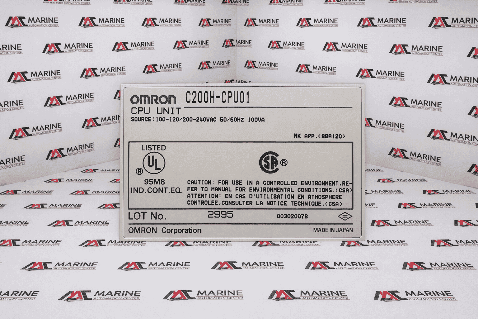 Omron SYSMAC C200H-CPU01 Programmable Controller thumbnail