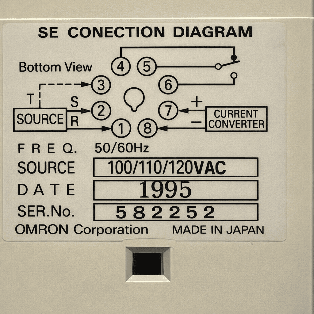 OMRON SE-SP1N MOTOR RELAY 582252 thumbnail