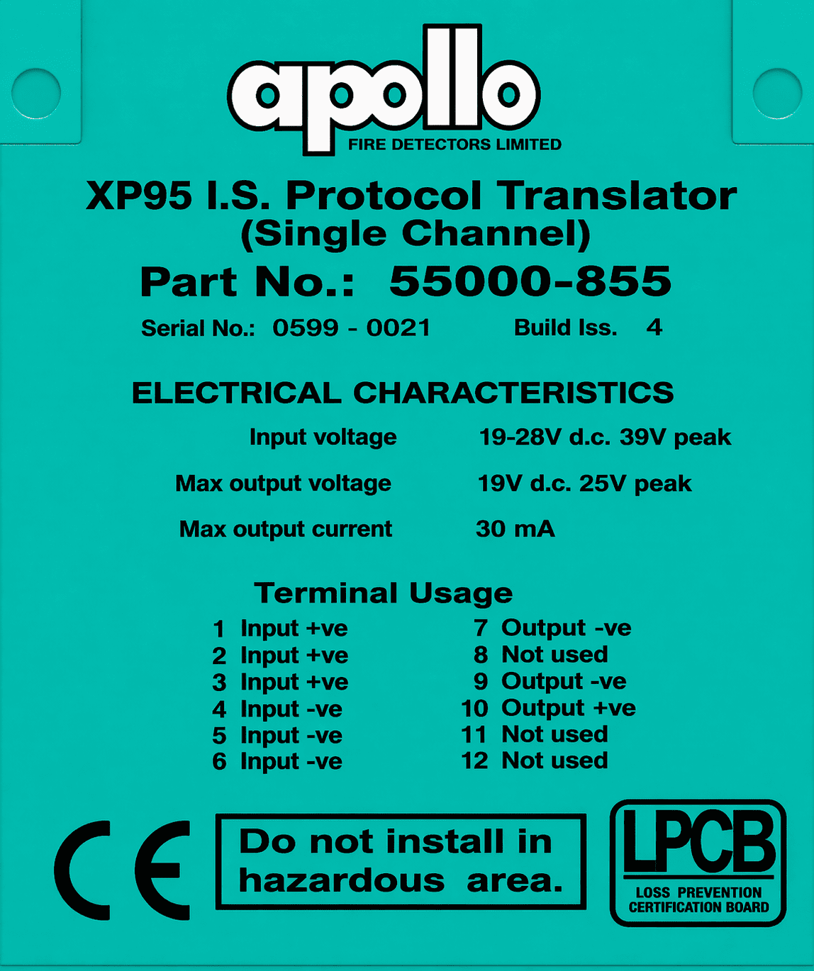 Apollo XP95 Single Channel Protocol Translator - 55000-855APO thumbnail