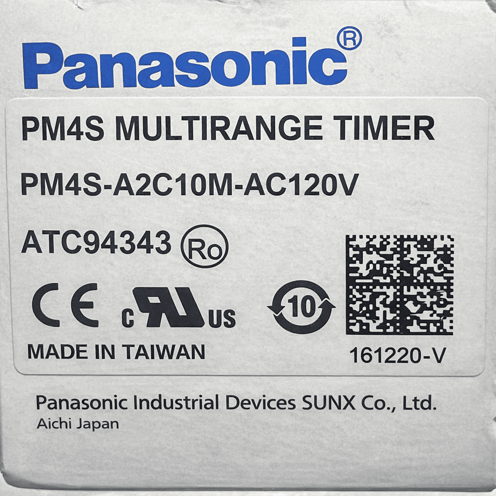 Panasonic PM4S Multirange Timer - PM4S-A2C10M-AC120V thumbnail