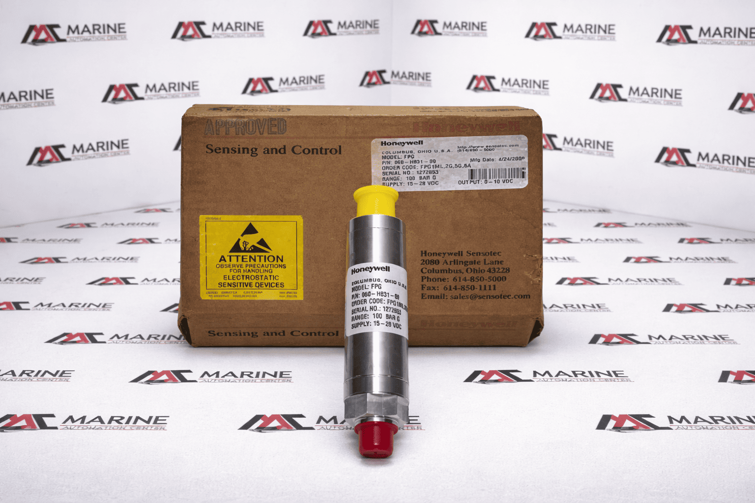 HONEYWELL FPG-060-H831-09 Pressure Transducer Sensor thumbnail