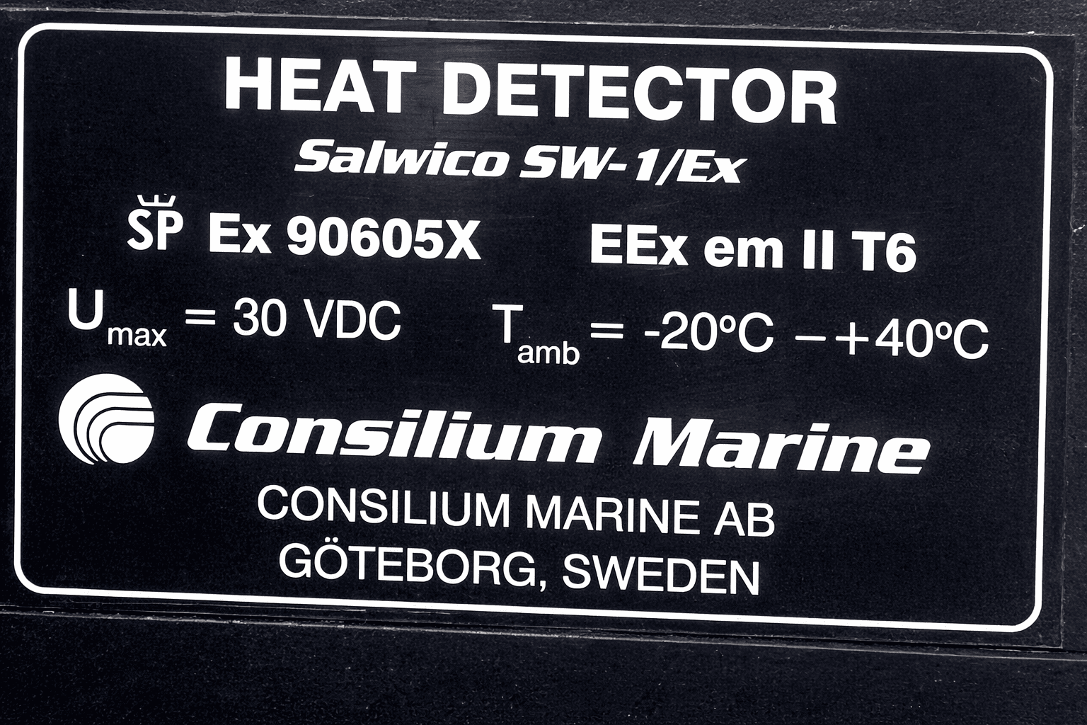 CONSILIUM SALWICO SW-1/EX Heat Detector thumbnail