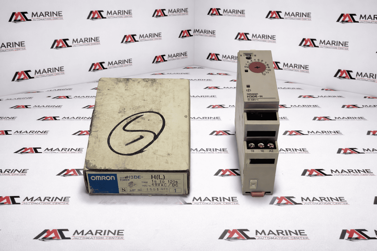OMRON H3DE-H TIMER RELAY 48VAC/DC thumbnail