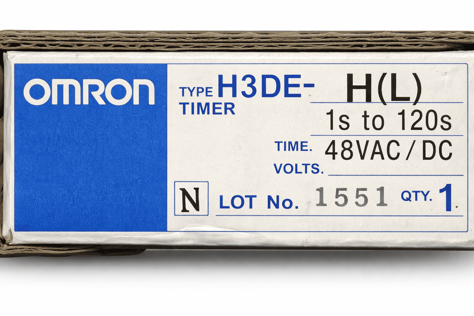 OMRON H3DE-H TIMER RELAY 48VAC/DC thumbnail