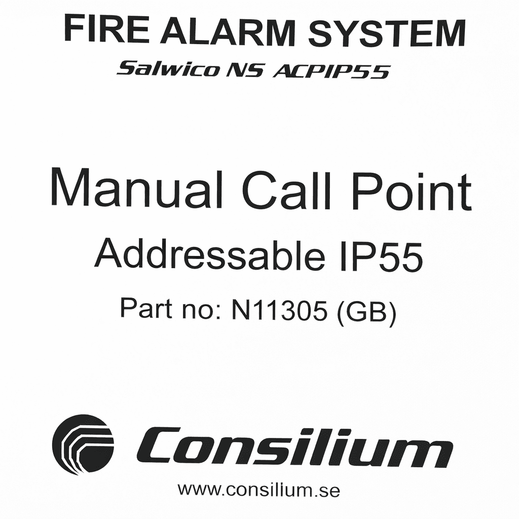 CONSILIUM N11305 MANNUAL CALL POINT thumbnail
