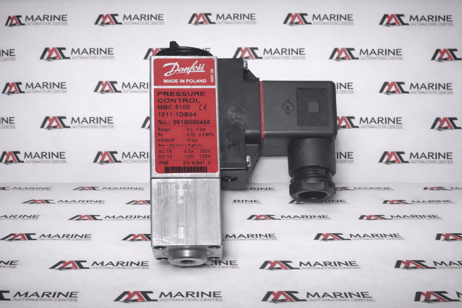 DANFOSS MBC 51001211-1DB04 PRESSURE CONTROL 061B000466 thumbnail