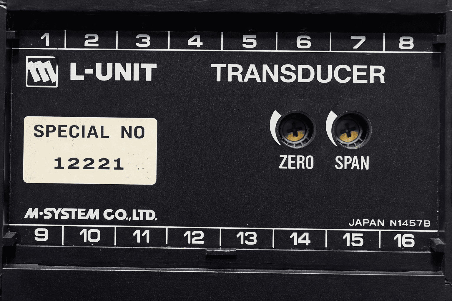 M.SYSTEM LWT-11A0-R-X TRANSDUCER TB006360 thumbnail