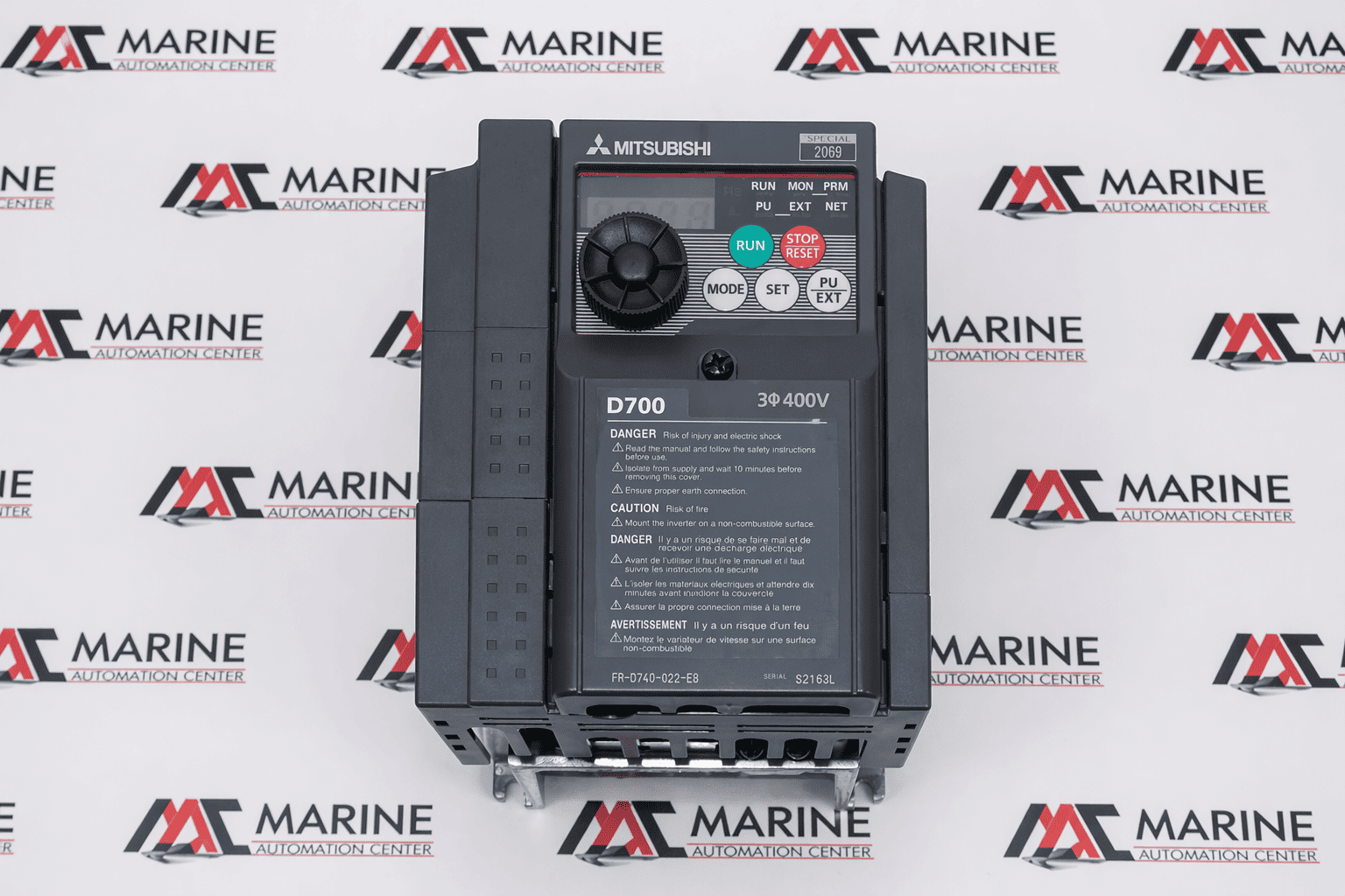 MITSUBISHI FR-D740-022-E8 INVERTER DRIVER F8420314 thumbnail