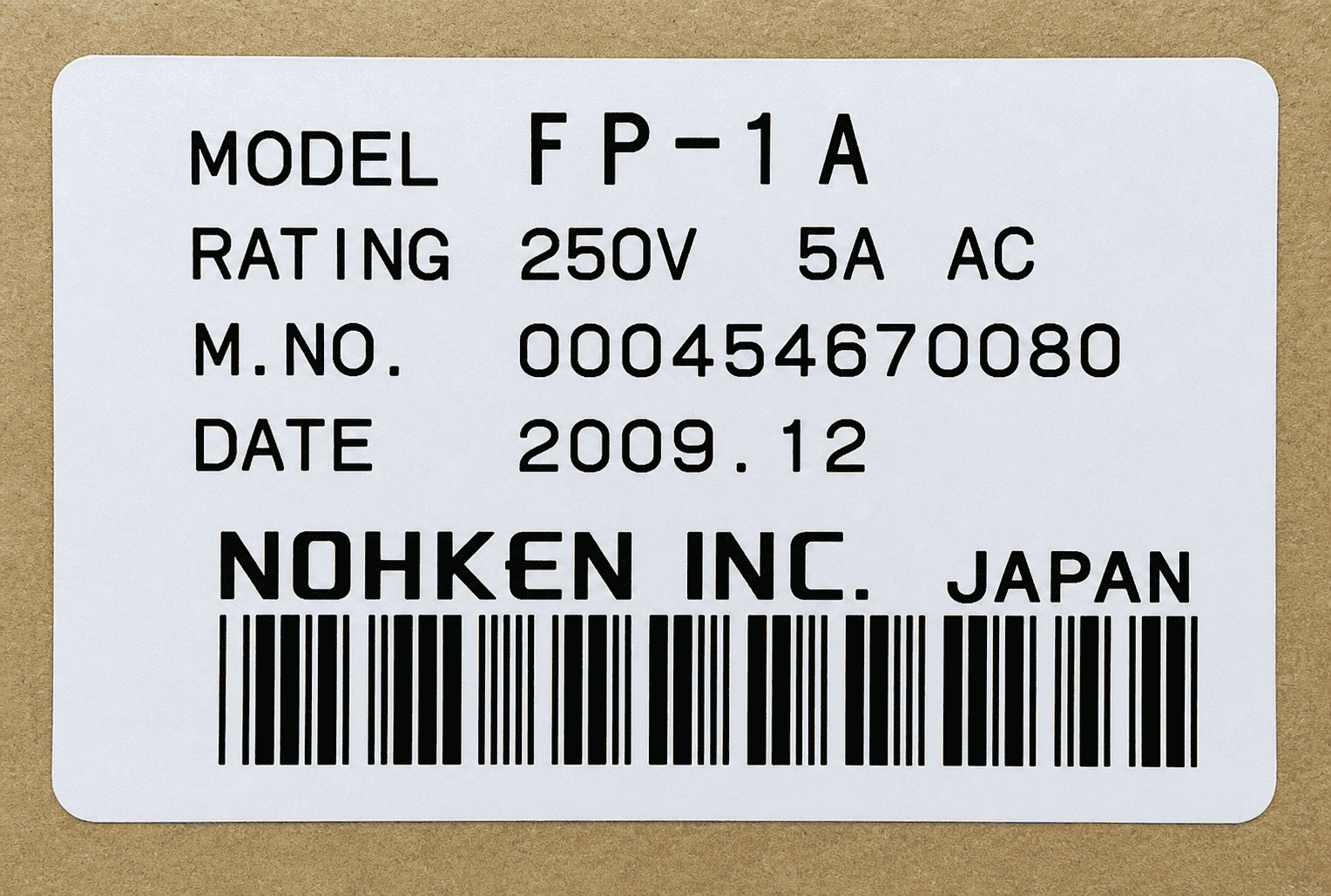Nohken FP-1A Level Sensor thumbnail