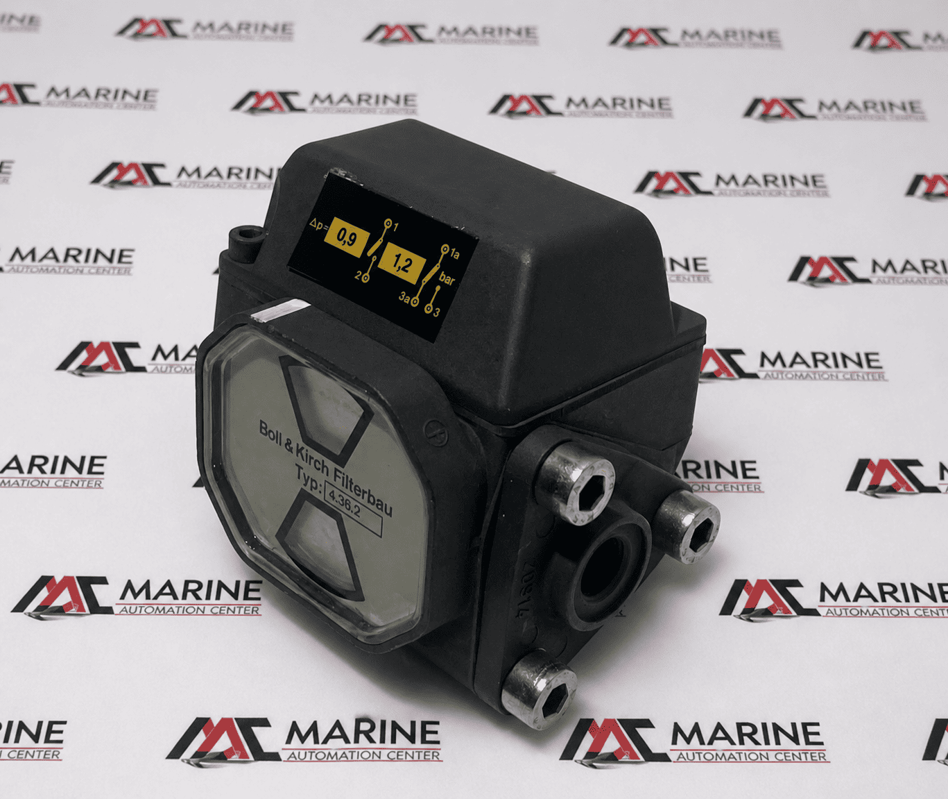 Boll & Kirch Filterbau Type 4.36.2 Differential Pressure Switch (0.9–1.2 bar)