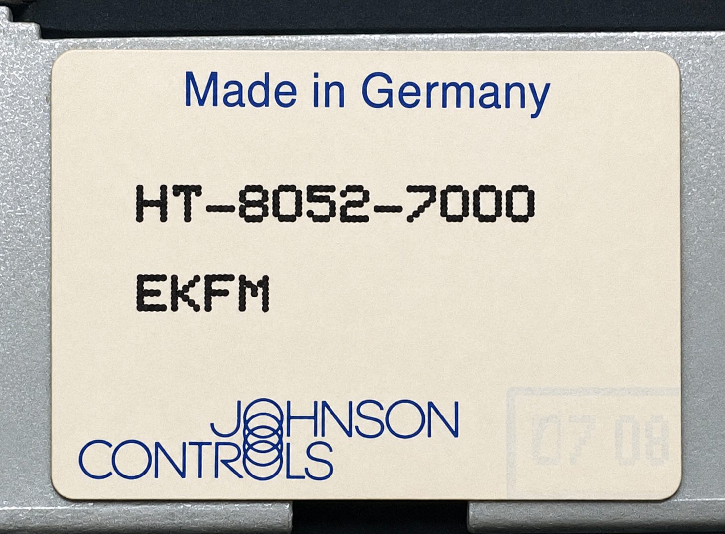 JOHNSON CONTROLS HT-8052-7000 EKFM thumbnail
