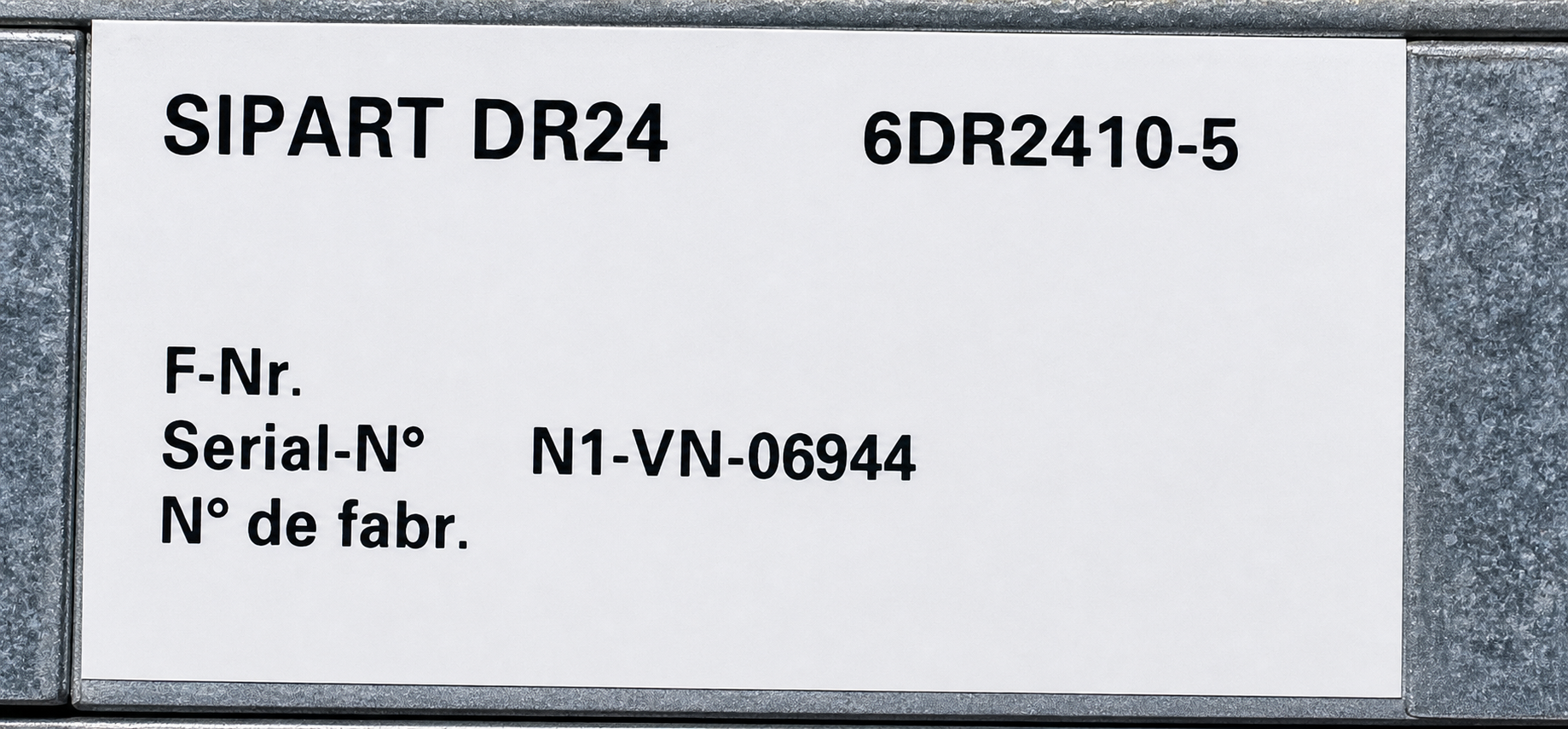 Siemens 6DR2410-5 SIPART electropneumatic positioner  DR24 230/115V AC Industrial Automation