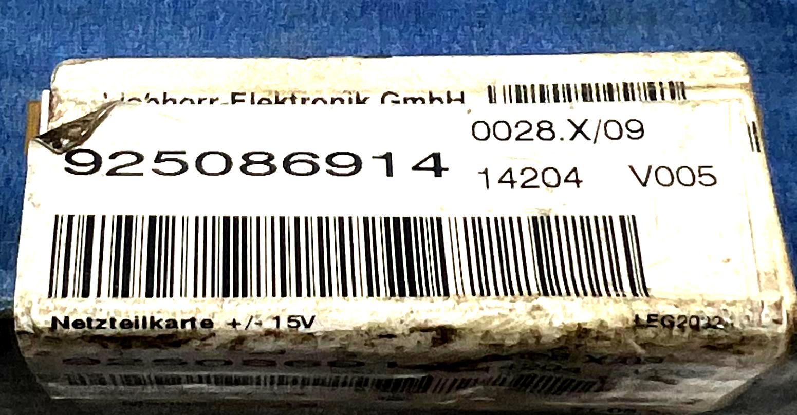 Liebherr Electronic 925086914 Pcb Card thumbnail