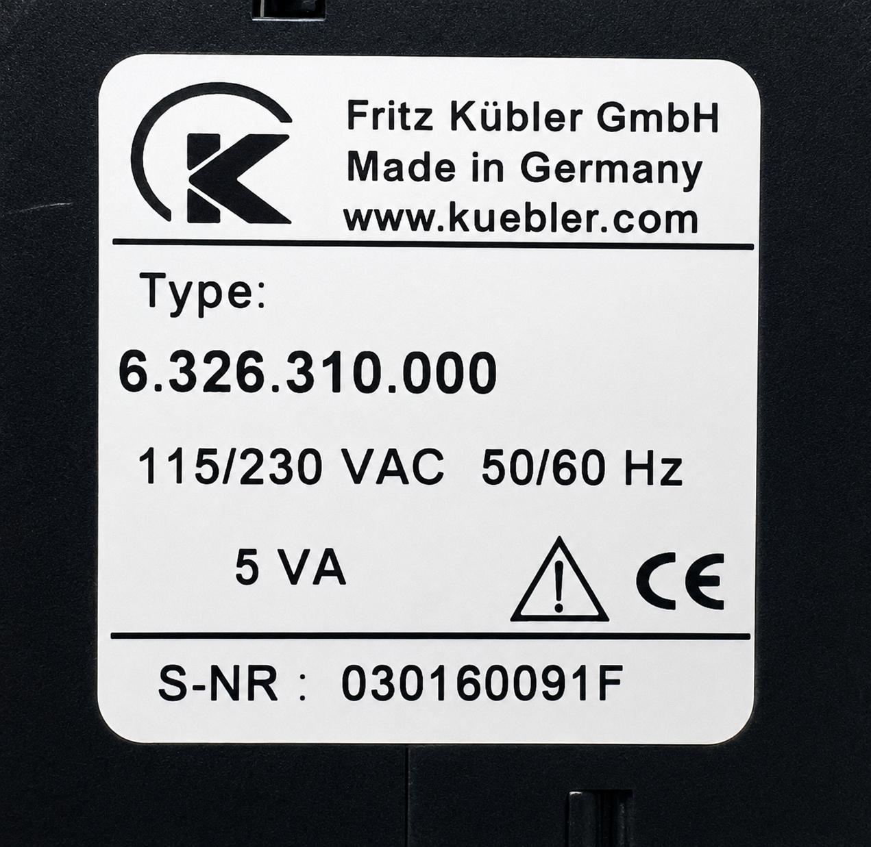 Fritz Kubler 326 Counter Timer 6.326.310.000 thumbnail