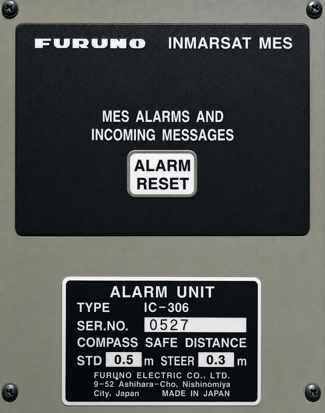 Furuno IC-306 Inmarsat-Mes Alarm Unit thumbnail