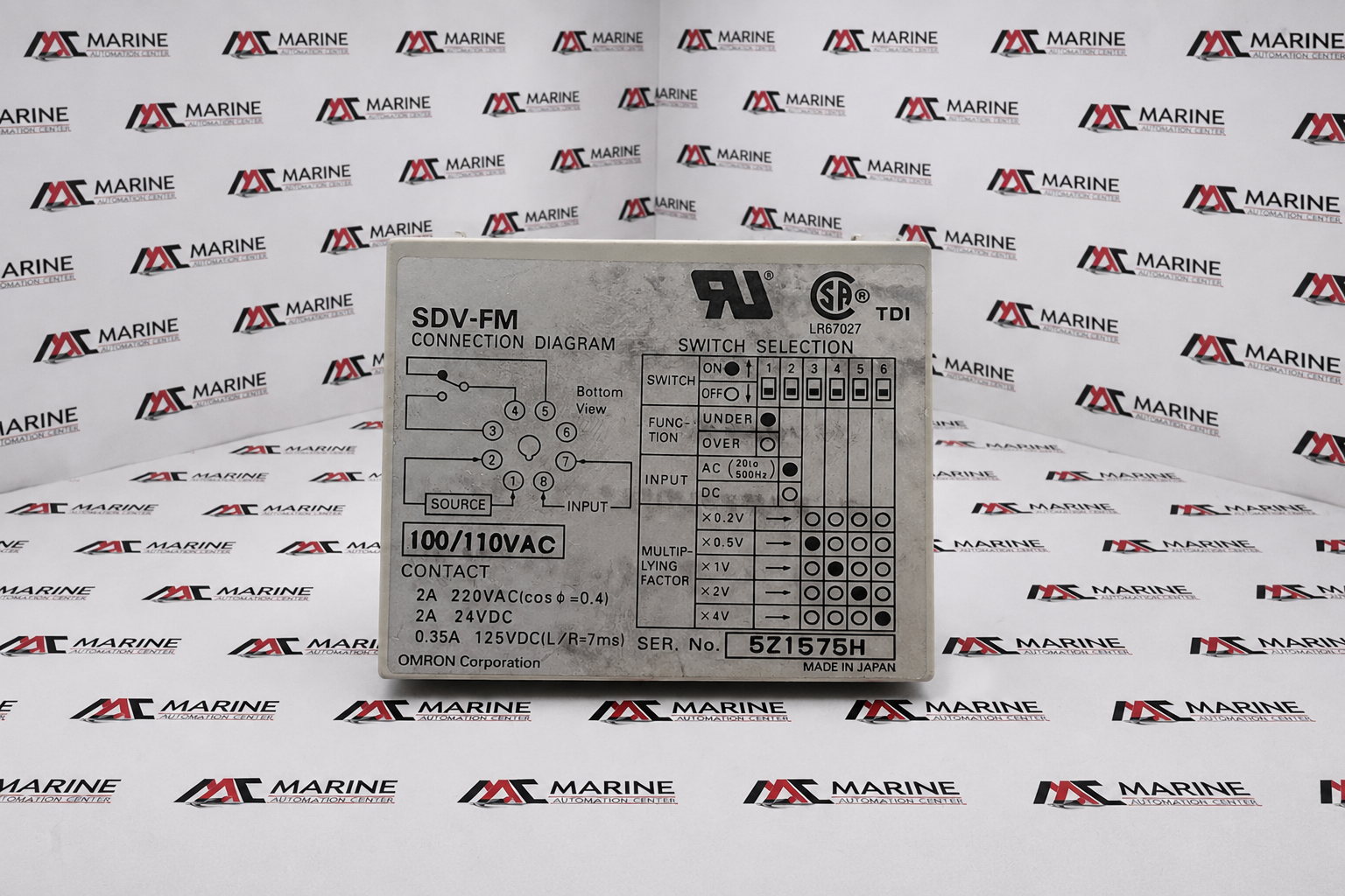 OMRON VOLTAGE MONITORING RELAY thumbnail