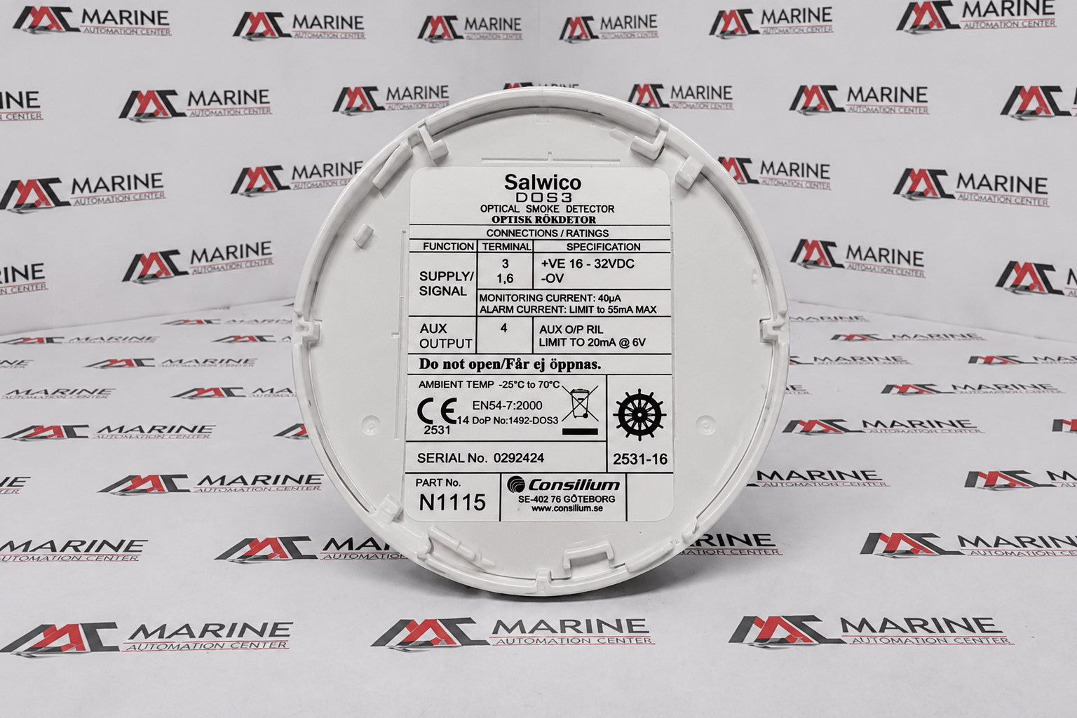 Consilium Salwico DOS3 Optical Smoke Detector thumbnail