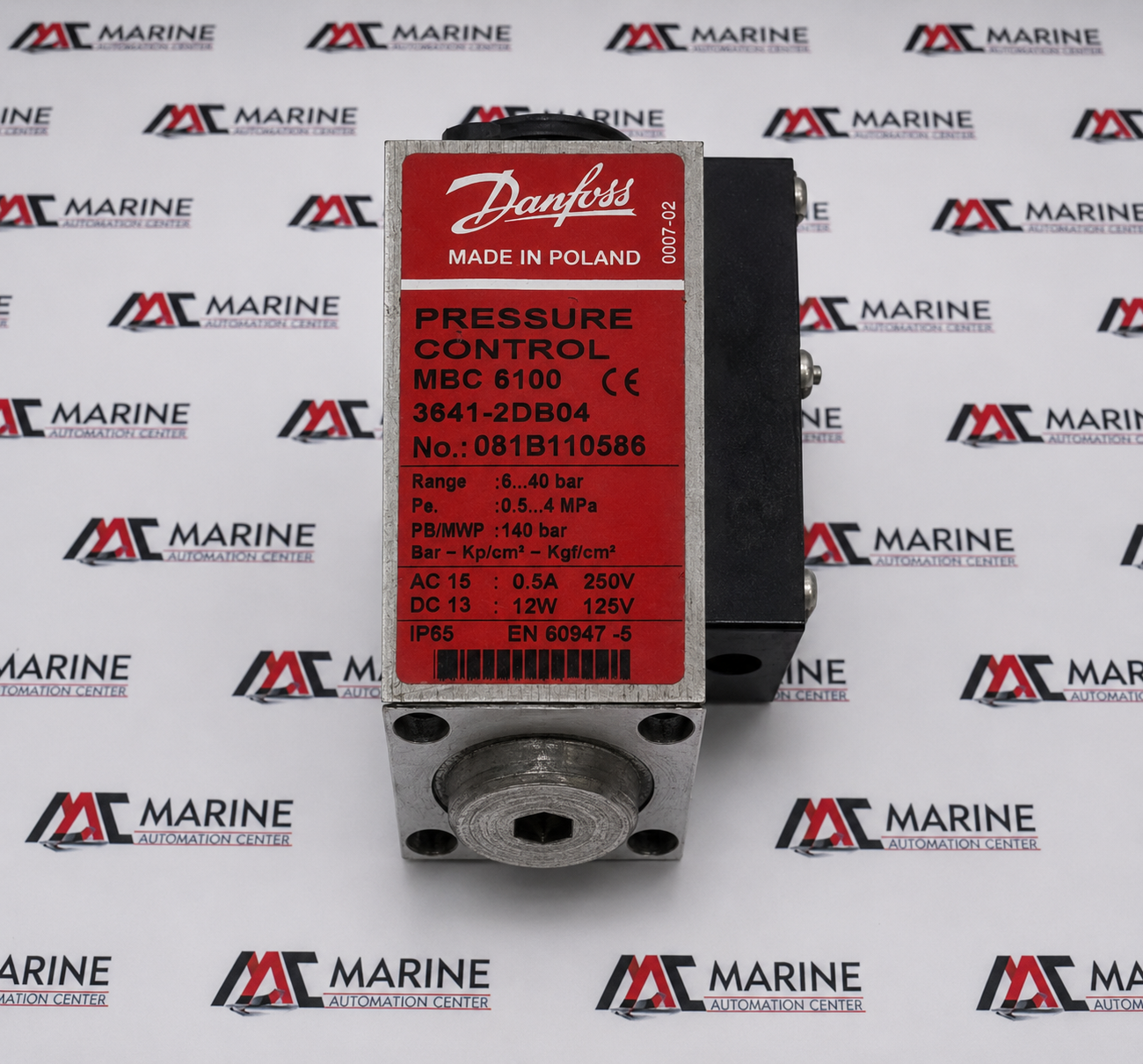 Danfoss MBC 5100 Pressure Control Switch thumbnail
