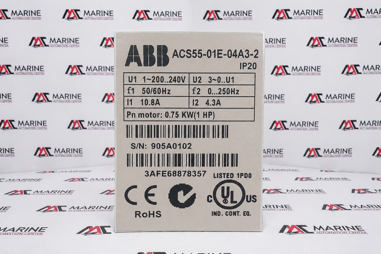 ABB ACS55 Micro Drive / AC Variable Frequency Drive thumbnail
