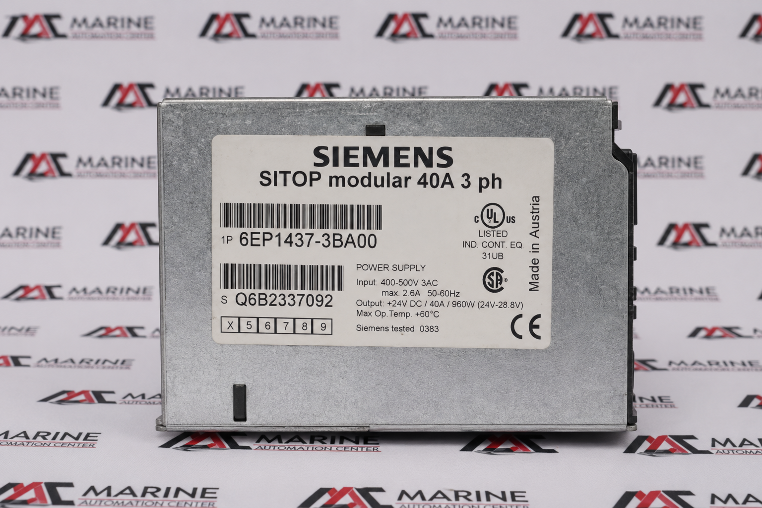Siemens SITOP Modular 40A 3-Phase Power Supply thumbnail
