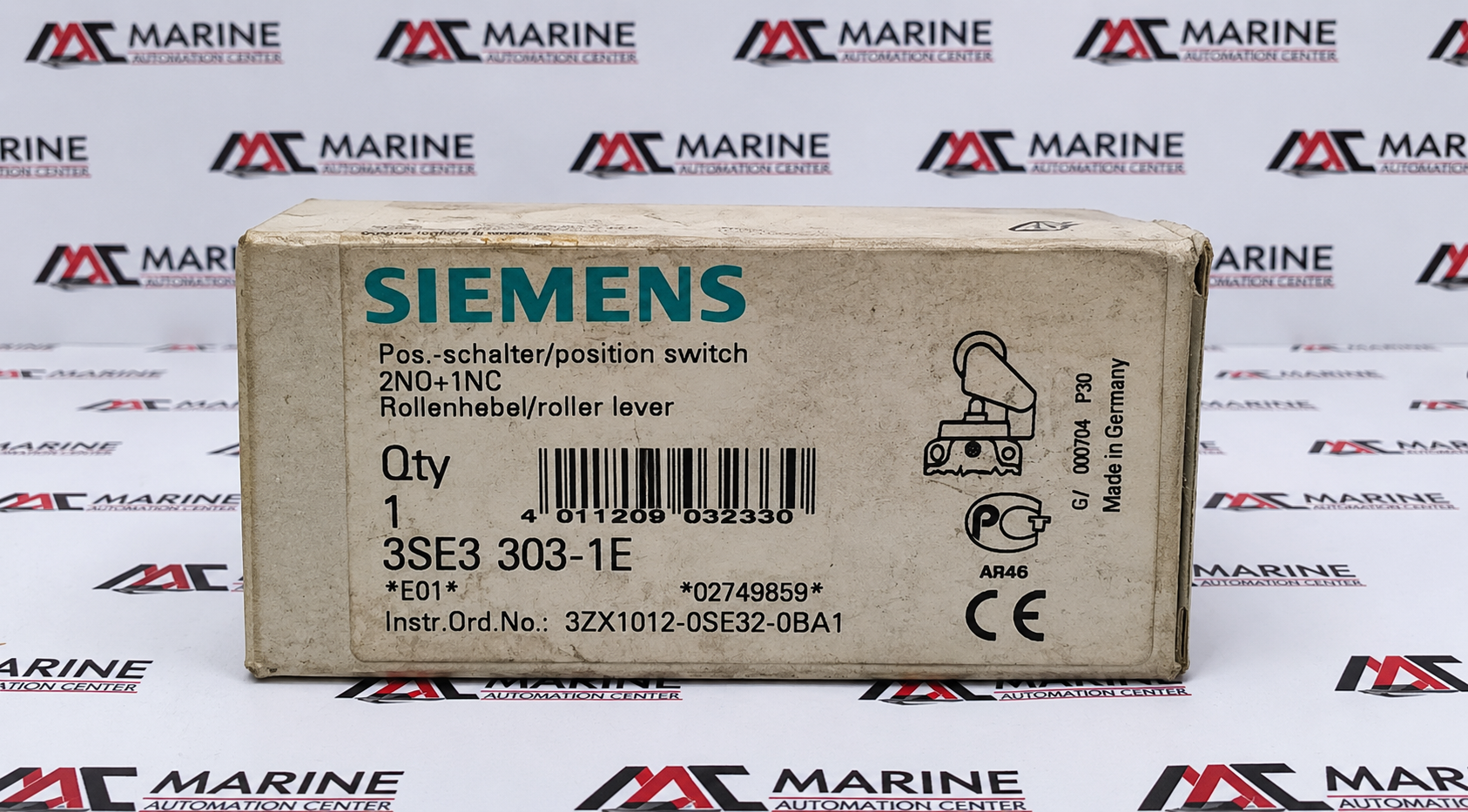 Siemens Position Switch with Roller Lever 3SE3 303-1E thumbnail