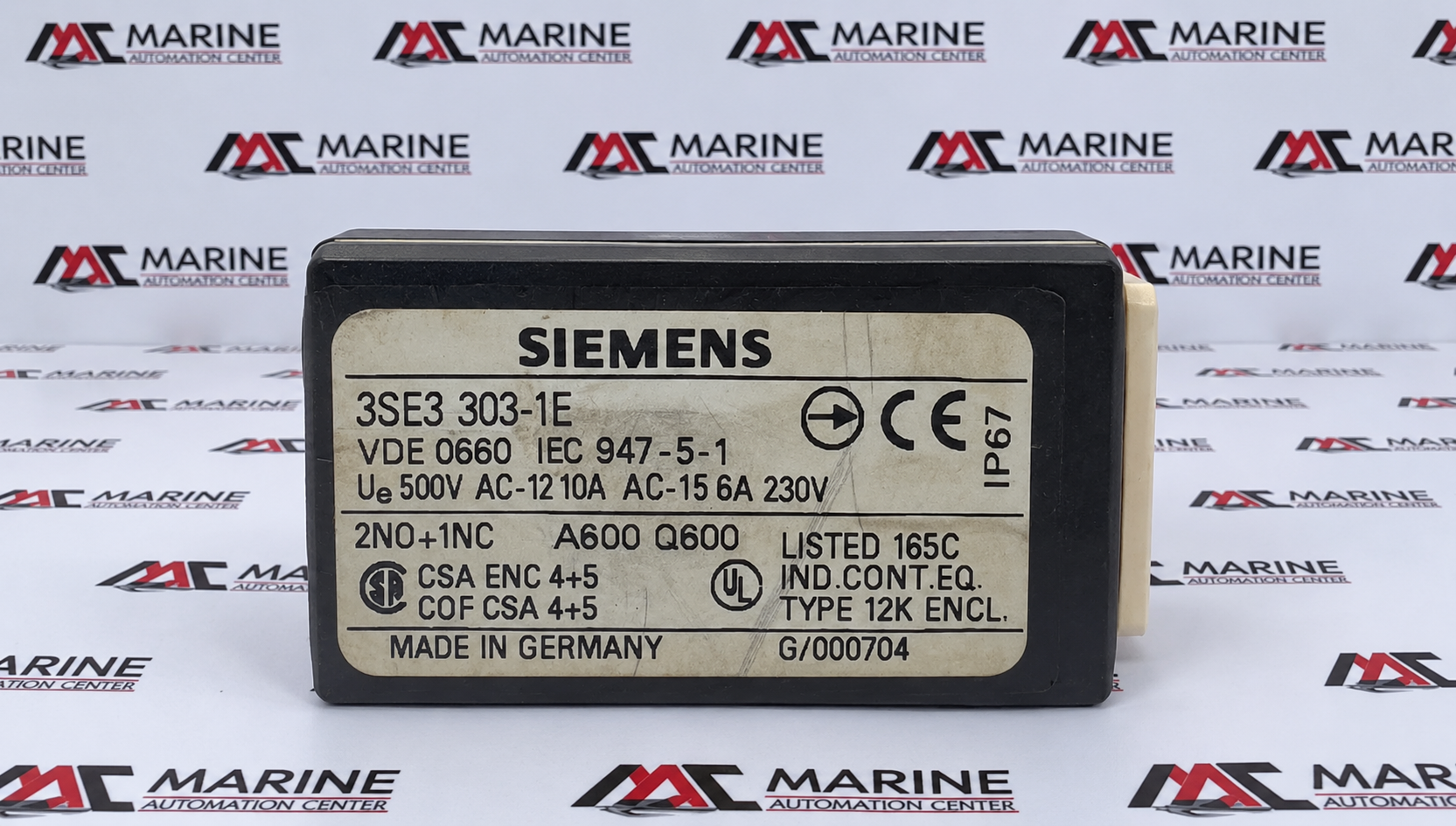 Siemens Position Switch with Roller Lever 3SE3 303-1E thumbnail
