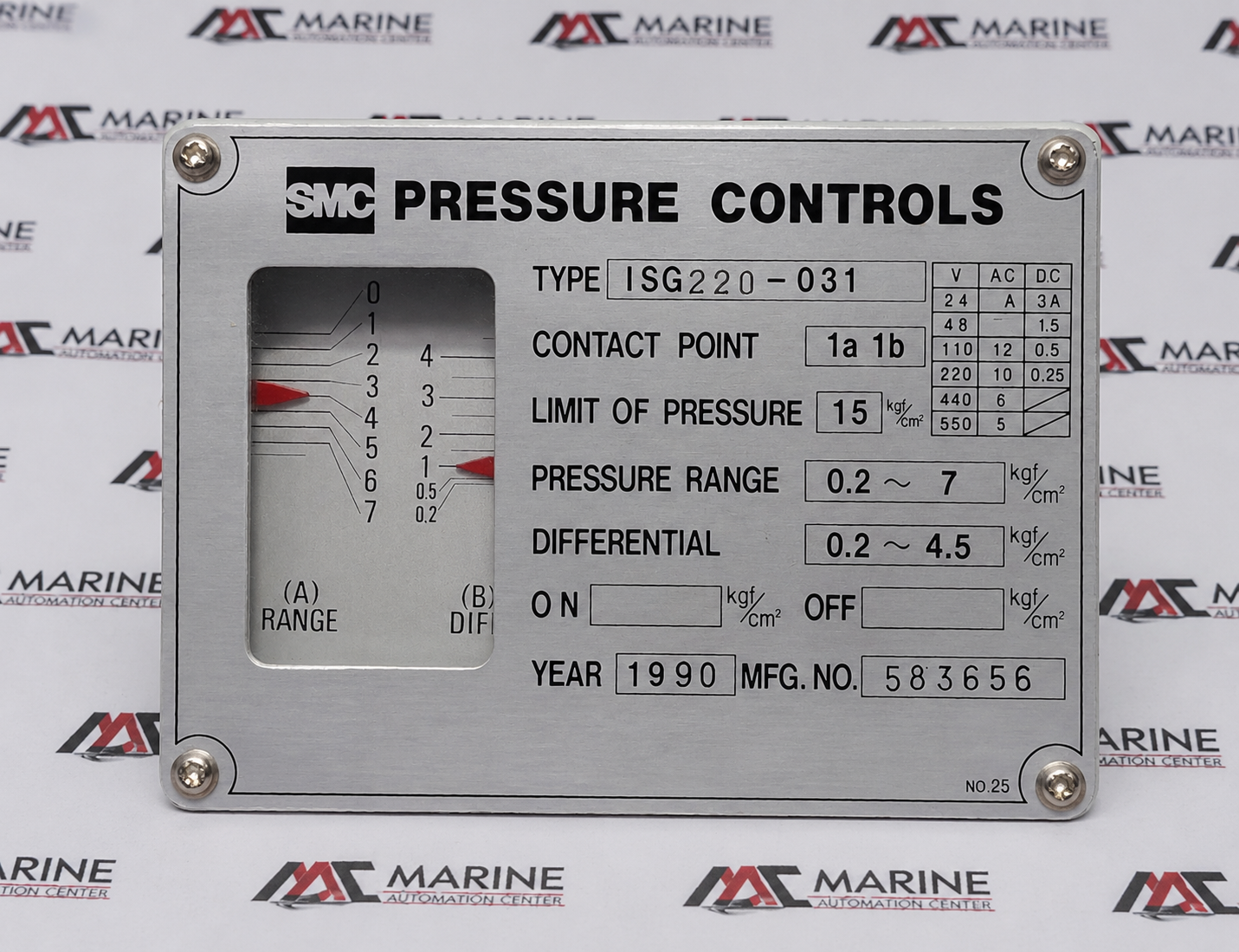 SMC Pressure Control Switch ISG220-031 thumbnail