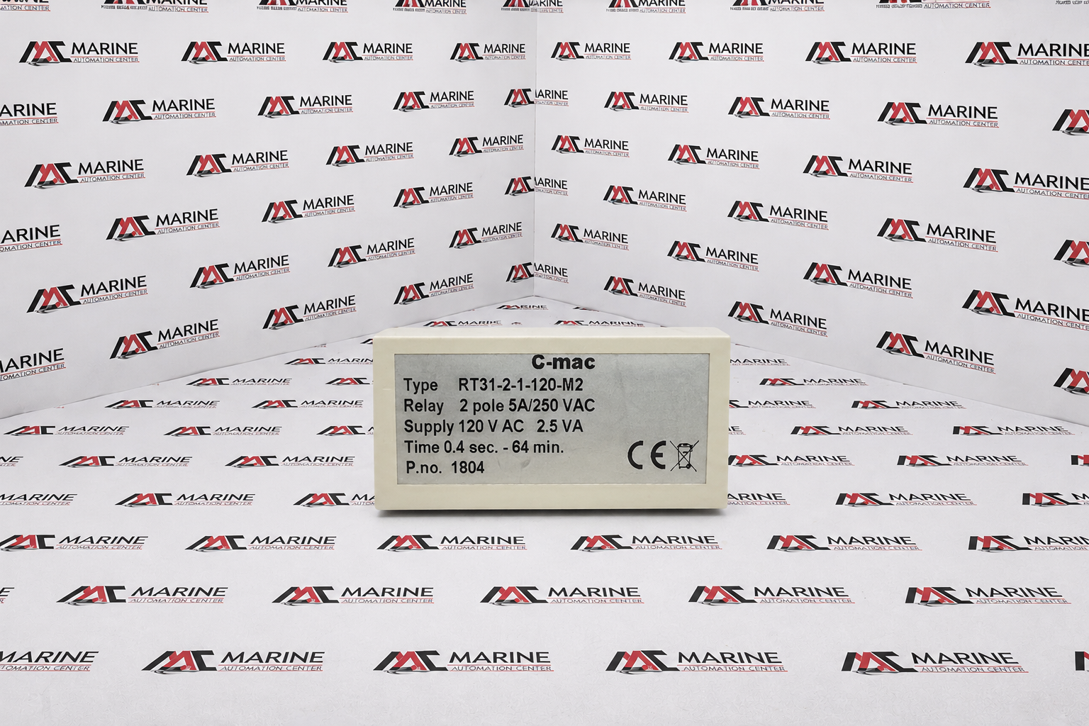 C-mac 1804 RT31-2-1-120-M2 Timer Relay thumbnail