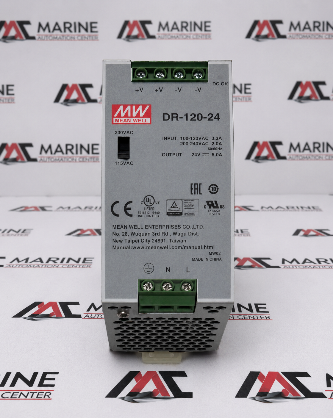Mean Well Switching Power Supply DR-120-24 thumbnail