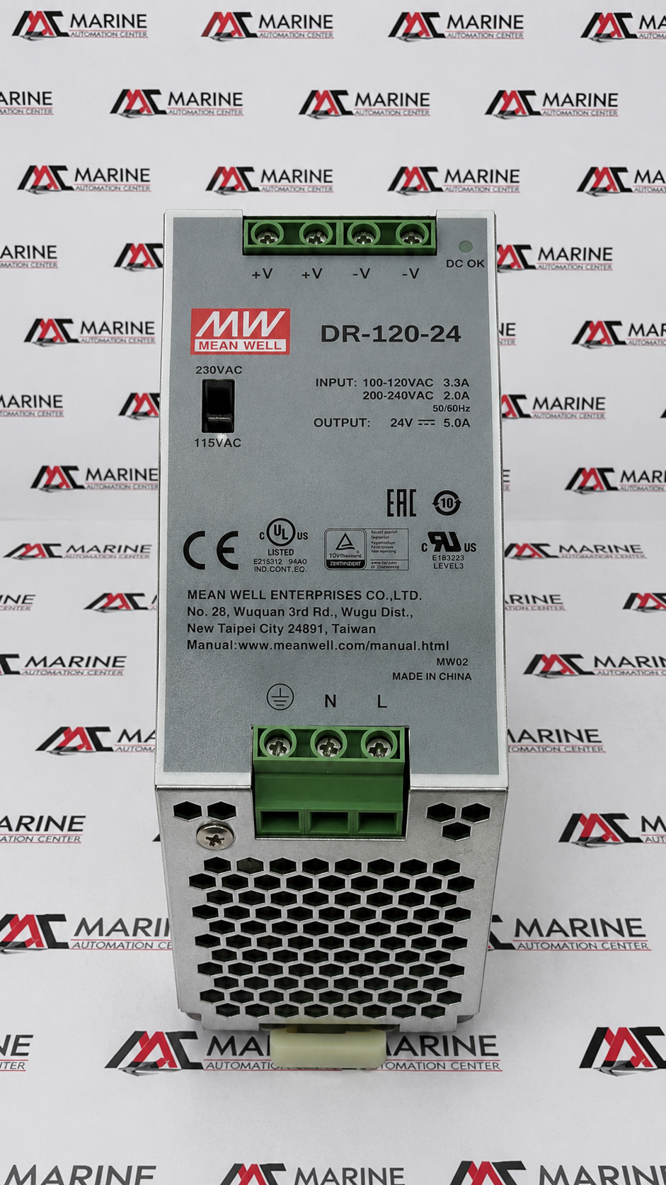 Mean Well Switching Power Supply DR-120-24 thumbnail