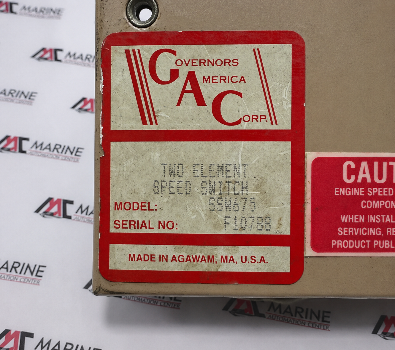 Governors America Corp. GAC SS0375 Speed Control Unit thumbnail