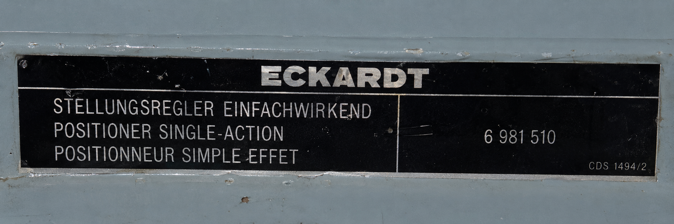 Eckardt 6 981 510 Single-Acting Pneumatic Valve Positioner thumbnail